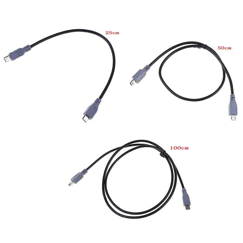 1 шт. переходник с micro usb на mini 25 см/50 см/100 см|Коннекторы и разъёмы| |