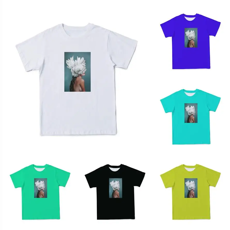 

2021 summer new product 3D printing T-shirt homeme men's and women's clothing simple novel fashion leisure short sleeve