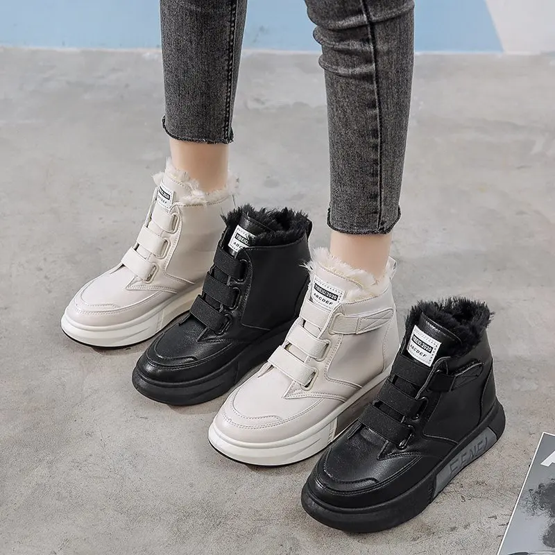 

Fashion snow boots cotton shoes 2022 autumn and winter new style plus velvet cotton boots winter Martin short boots