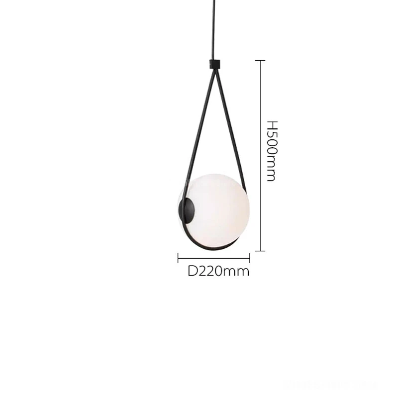 Современные стеклянные подвесные светильники Нордический ресторан Бар Декоративные подвесные лампы Гостиная Кухня Освещение.