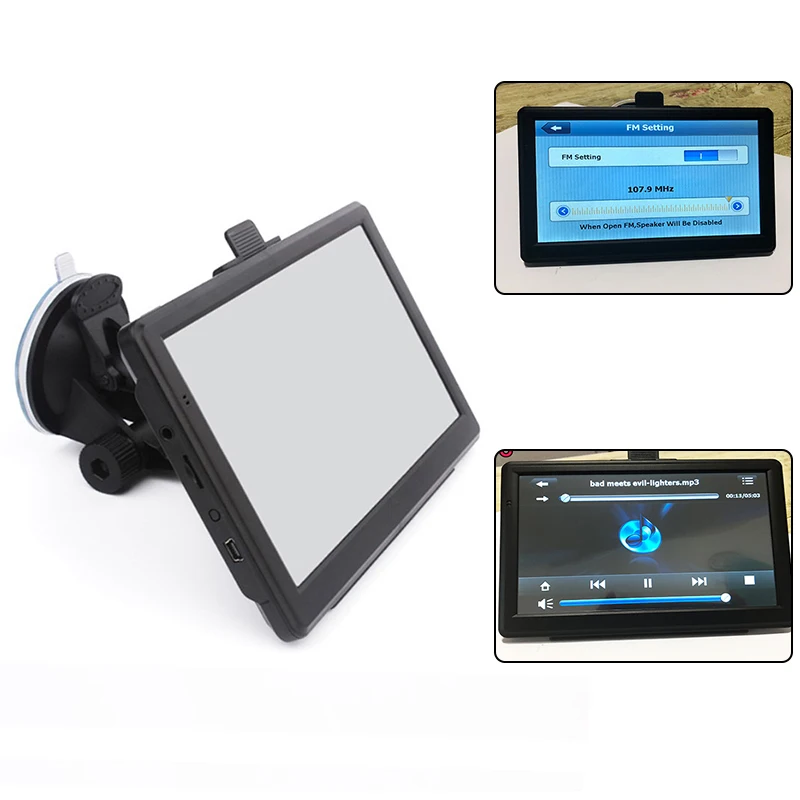 Автомобильный навигатор TIOODRE 7 дюймов 8 ГБ GPS Hi Fi FM|GPS для транспорта| |