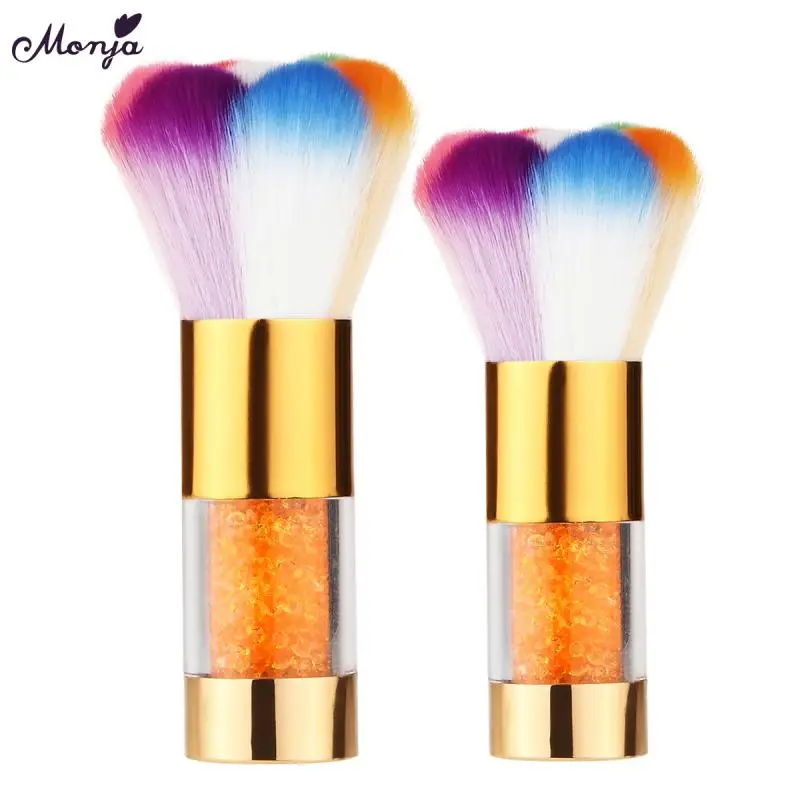 1 шт. профессиональная Алмазная щетка для чистки ногтей мягкие волосы дизайн