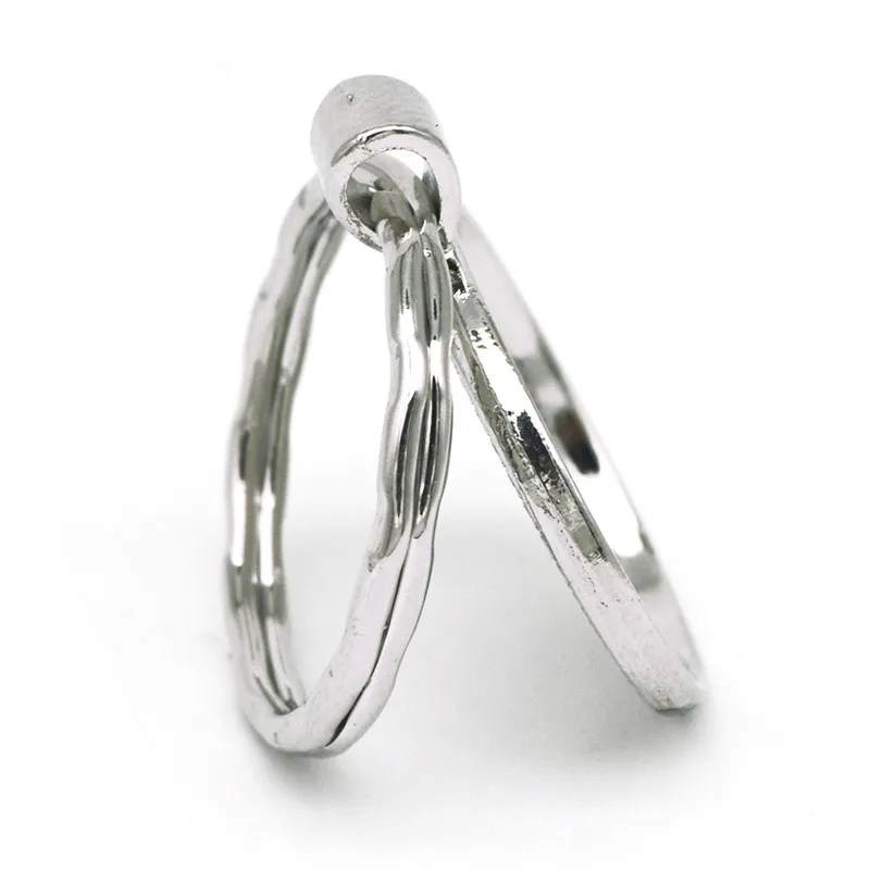 Пустая основа для брелока 5 шт. 25 мм стеклянный брелок с кабошоном сделай сам