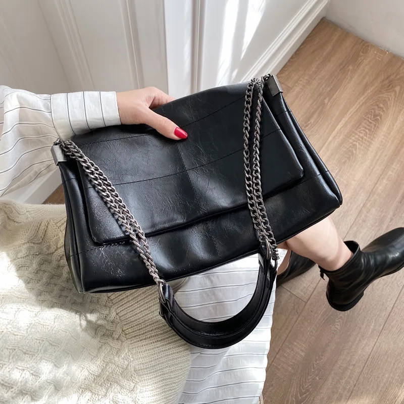 

Zaraing Female Luxury High Quality Chain Messenger Bags 2022 New Autumn And Winter Retro Large Capacity Bag Women's Shoulder Bag