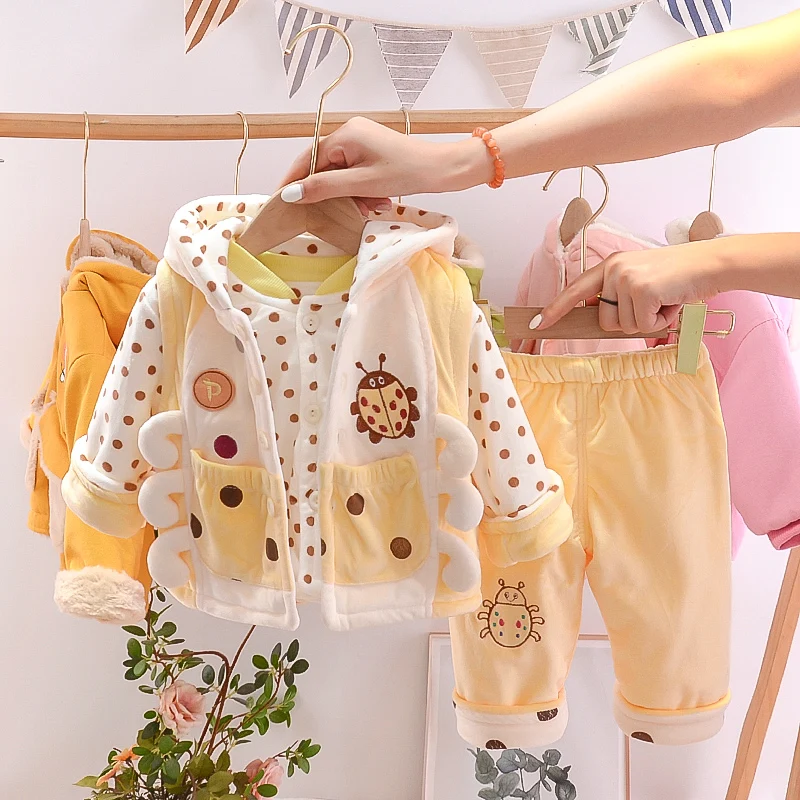 Тонкий хлопковый Кружевной Костюм принцессы для девочек из трех предметов