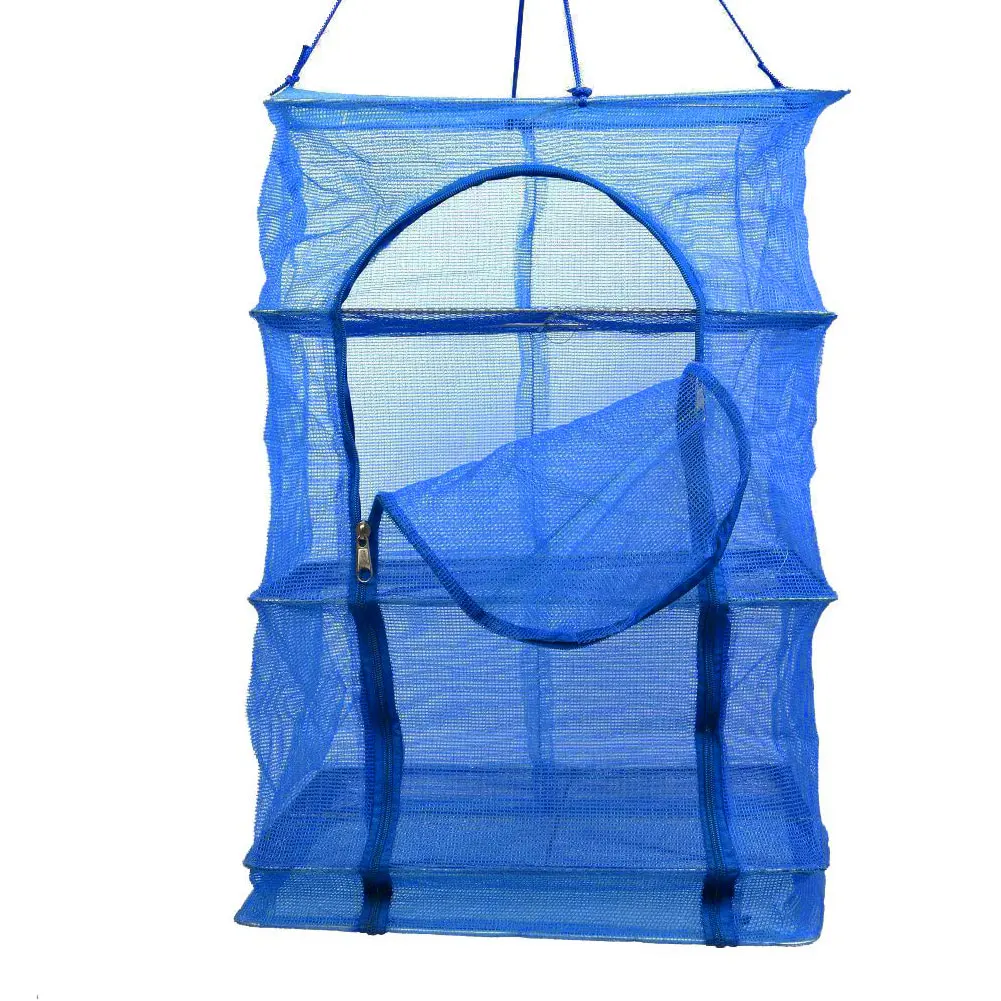 

Camping Dry Net 3 Layer Folding Mesh Dish Dryer Rack Shelf Hanging Organizer for BBQ Tableware Vegetables Fish Hanger Fish Net