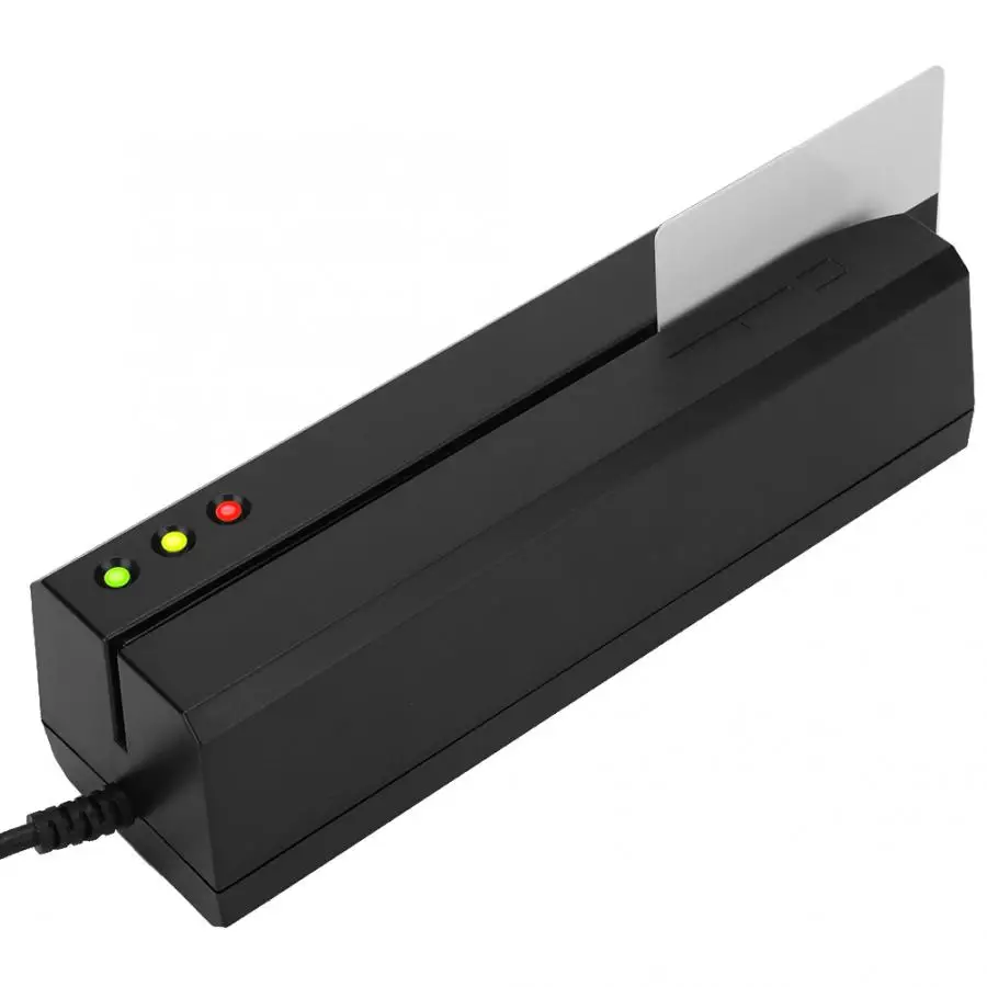 Полная 3 полосная магнитная полоса считыватель карт записывающее устройство