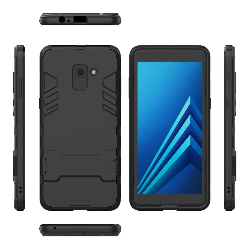 Для Samsung Galaxy A8 + 2018 чехол для Plus телефона армированный Жесткий силиконовый
