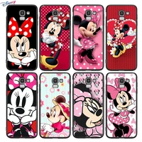 silicone cover red minnie mouse for samsung galaxy j8 j7 duo j6 j5 prime j4 plus j3 j2 core 2018 2017 2016 phone case
