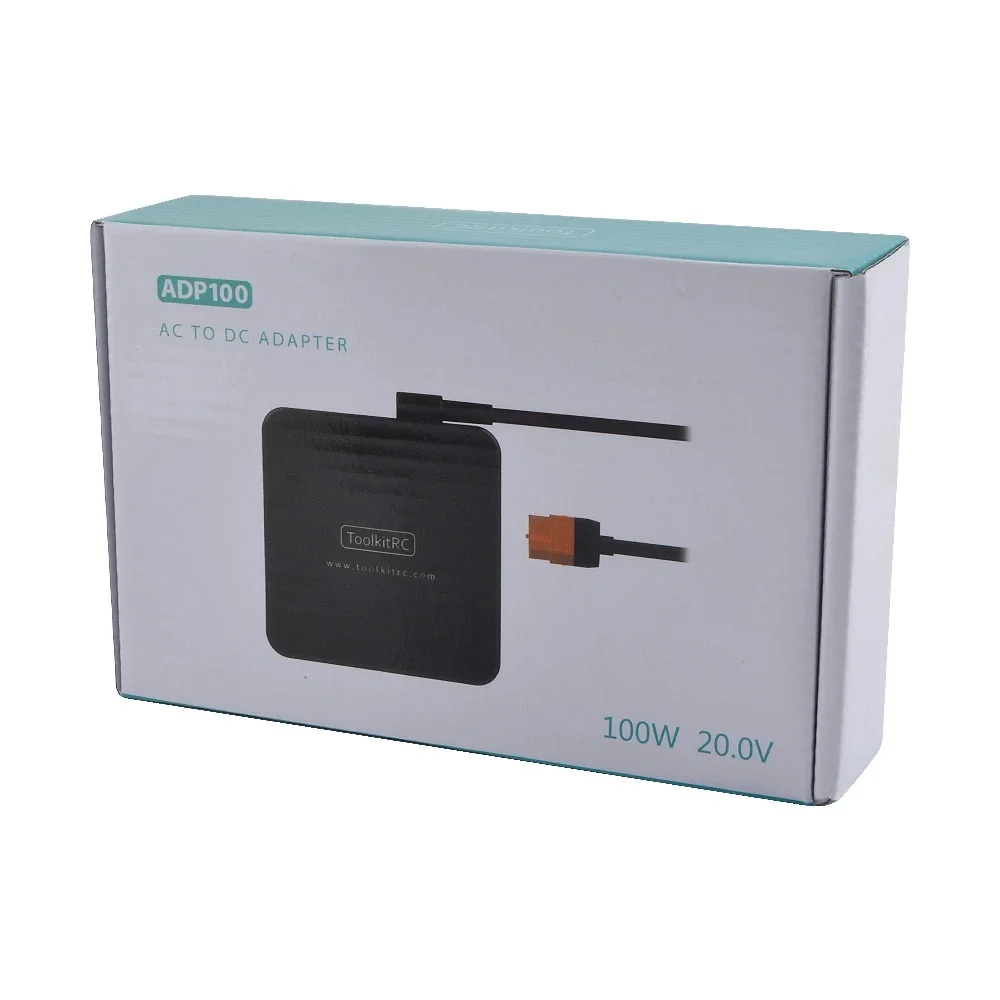 Источник питания ToolKitRC ADP100 100 Вт 20 в с выходным адаптером XT60 для ISDT Q8 Q6 GT Power Hota HTRC