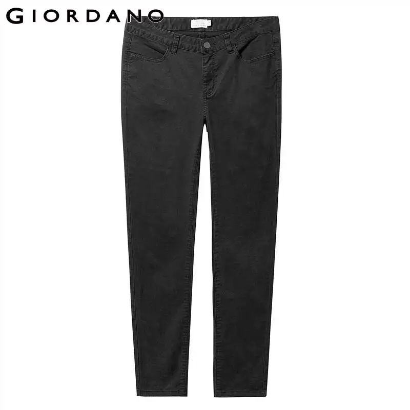 Брюки женские GiGiordano однотонные до щиколотки со средней посадкой повседневные