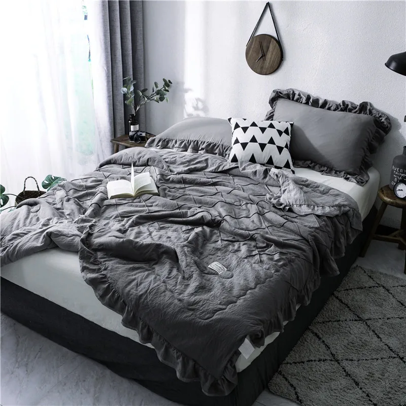 Лотос кружева шлифовальный Летний прохладный пододеяльник одеяло один двойной