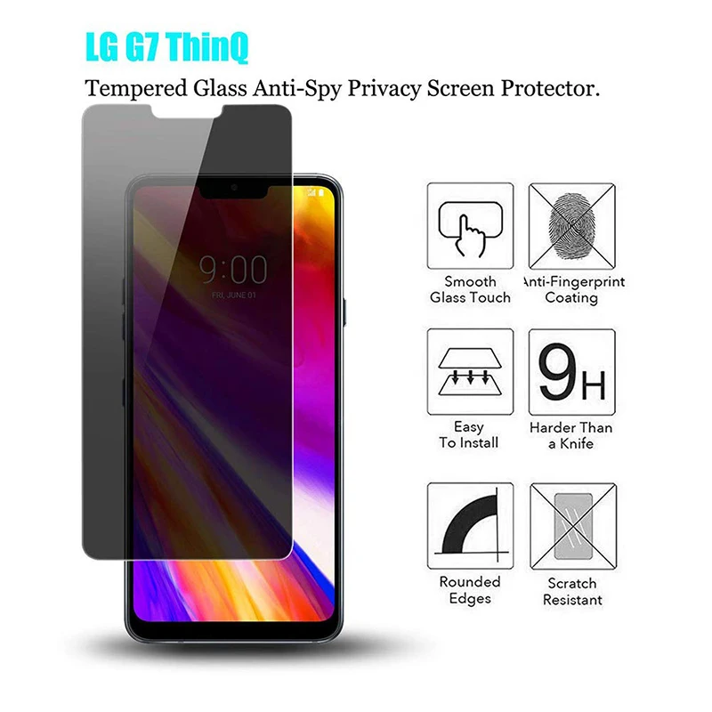 EXUNTON для LG V40 G7 K50S конфиденциальность анти шпионское закаленное стекло Защита
