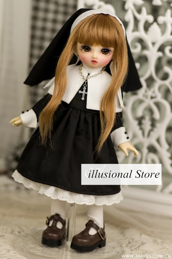 1/3 1/4 1/6 BJD SD кукольная одежда черное платье Лолита для 1/3 sd10 1/4msd bjd Кукла одежда вечернее платье
