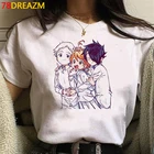 The Promised Neverland Мужская футболка с японским принтом парная одежда ulzzang