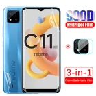 Гидрогелевая пленка realmy c11 для oppo realmi c11 2021 6,52 дюйма, защитная пленка для переднего и заднего экрана oppo realme c11 c 11 11c, стекло для note