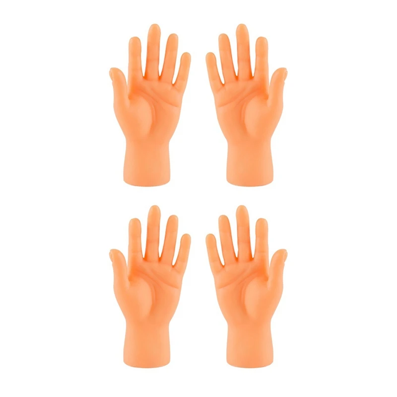 

4Pcs Funny Mini Hands Creative Finger Fidget Toys Small Hand Tease The Cat Pet Toy