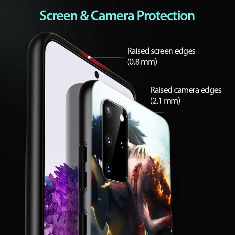 

One Piece Silicone Phone Cover For Samsung Galaxy S20 Ultra Plus A01 A11 A21 A31 A41 A51 A71 A91 Phone Case