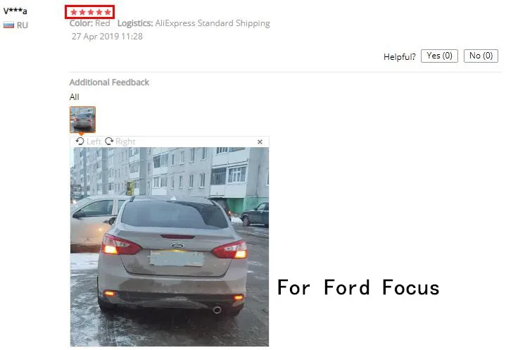 1 пара для Ford Focus 3 седан хэтчбек автомобильный Стайлинг тормозной светодиодный задний бампер отражатель светильник Предупреждение льная лампа 2012- автозапчасти