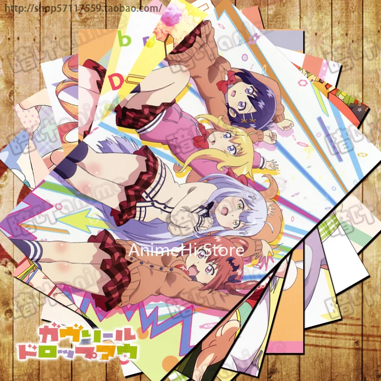 

10 pcs/set Anime Gabriel Dropout posters Gabriel Vignette Satania Raphiel wall pictures for Colletion A3 42x29CM Stickers