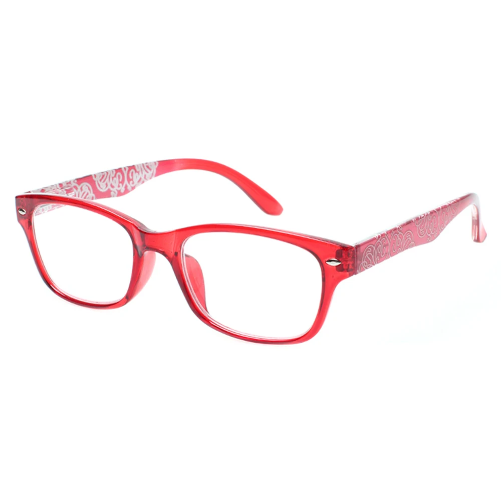 

Reading Glasses 4 Pairs Fashion Ladies Readers Spring Hinge with Pattern Print Eyeglasses for Women