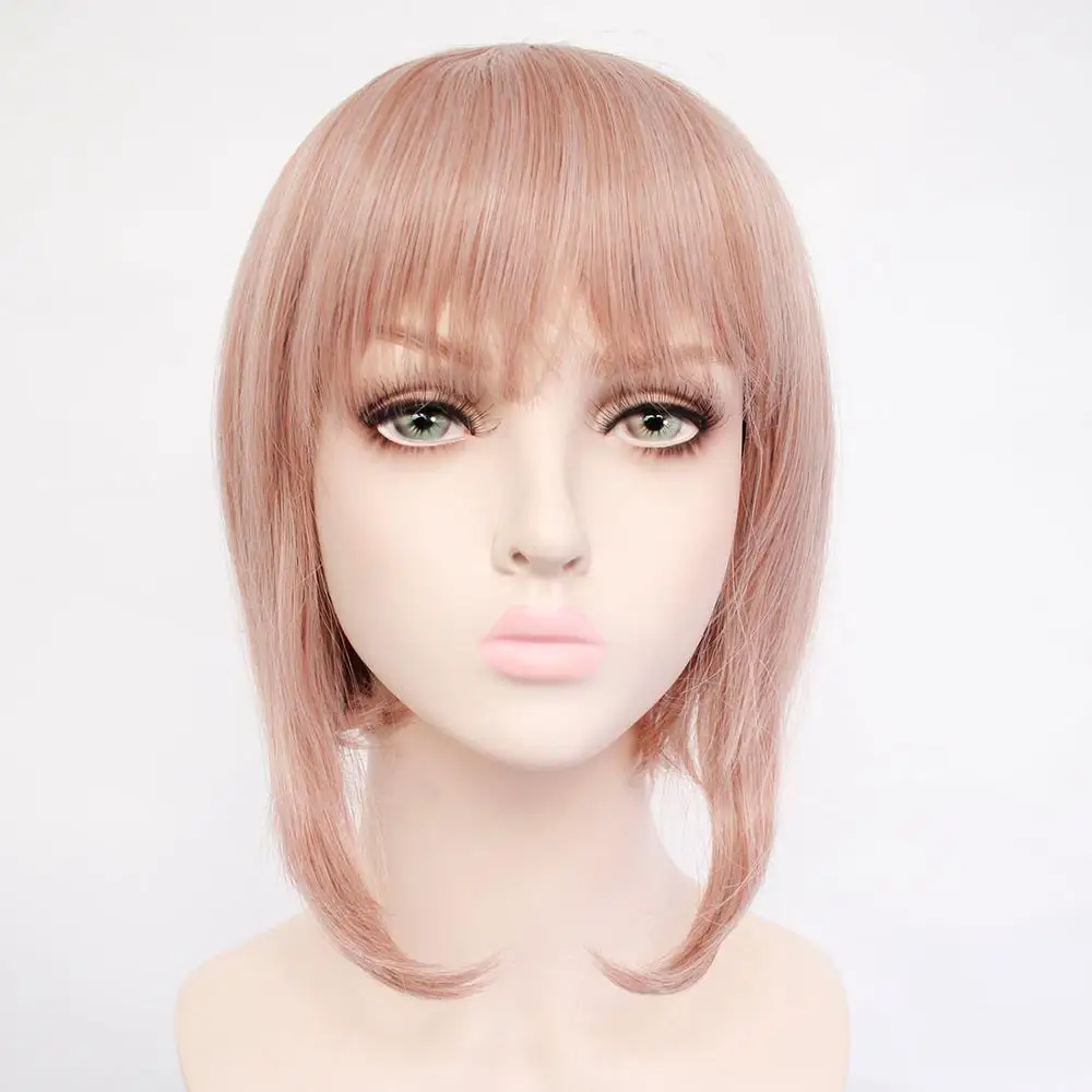 Women Anime Dangan Ronpa Enoshima Junko Wig Danganronpa Hair Halloween Wigs + White Black Bear Hairpins Cosplay Costume | Тематическая