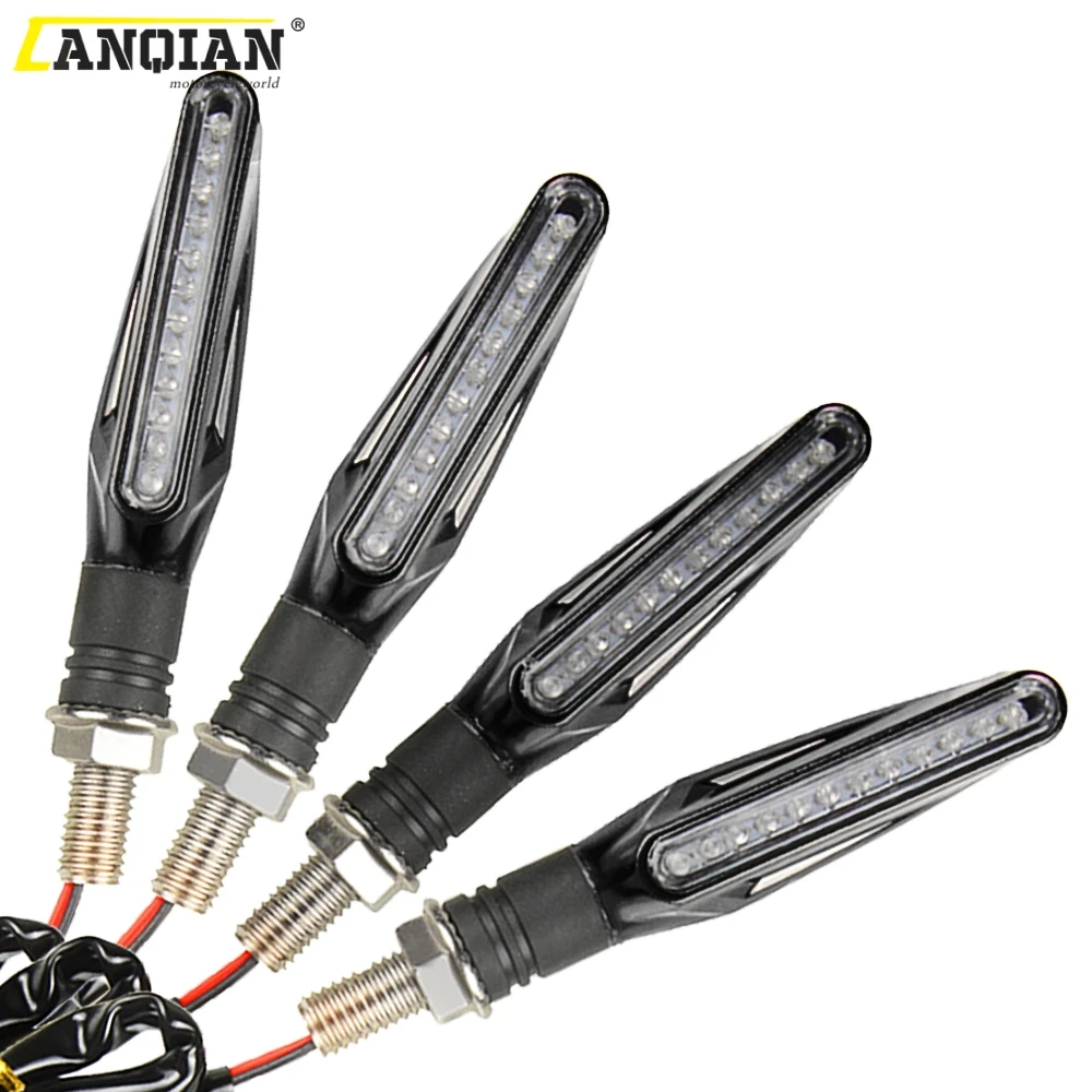 Универсальные указатели поворота для мотоциклов желтый свет SUZUKI GSF Bandit 650 650S 1000 1200