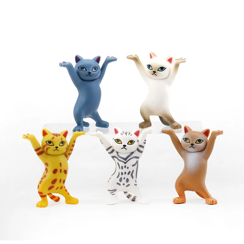 

5pcs Enchanting Cat Pen Holder Black Cat Carrying Coffin Bracket Cute Decoration Hand-made Home Decore Easter Decoration