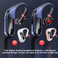 kj10 bluetooth compatible 5 0 headset wireless earphones for samsung rechargeable universal digital display headphone for huawei