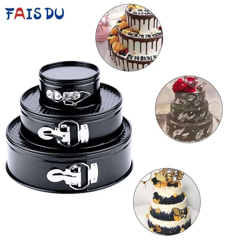 4/7/9 дюймовая форма для выпечки тортов круглая антипригарная металлическая Форма