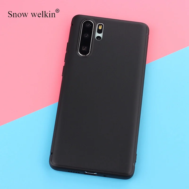 Матовый ТПУ чехол для huawei P30 P20 lite Pro P9 P10 P Smart Plus 2017 2018 2019 цветной Ультратонкий