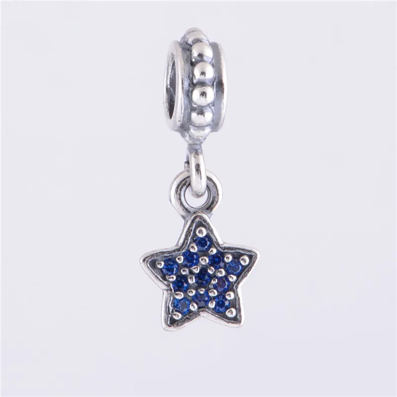 Бусины-Подвески для изготовления ювелирных изделий 4 цвета из серебра 100% пробы со