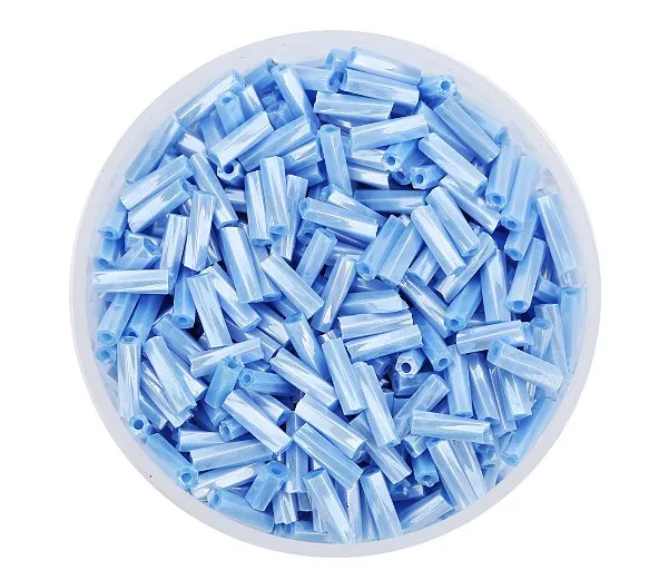 

40 г 950 шт. 1,8*0,5*7,5 мм белые красные стеклянные цилиндрические бусины россыпью для изготовления ювелирных изделий «сделай сам» Одежда Аксессуары для браслетов