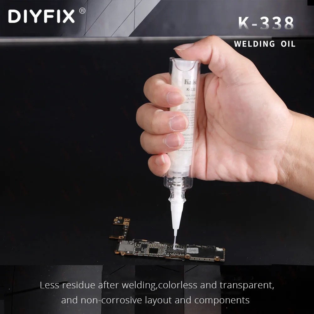 Флюс для пайки без свинца Kaisi K-338 сварочное масло очистки материнской платы BGA PCB