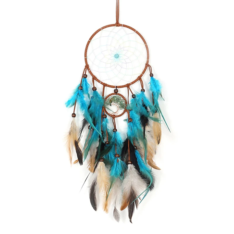 

New Indian Retro Life Tree Dream Nets Hanging Decoration Air Home Decor Pendant
