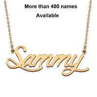 sammy sheby name necklaces for girl women family best friends birthday christmas wedding gift jewelry present anniversary