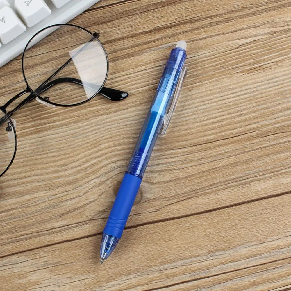 

1PC 0.7mm Erasable Pen Refill Button Slide Press Handle Red Blue Black Green Ink Rod Office Accessories Retractable Erasable Gel