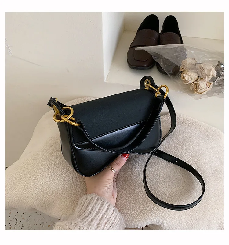 Винтажные сумки во французском стиле женские дизайнерская модная седельная