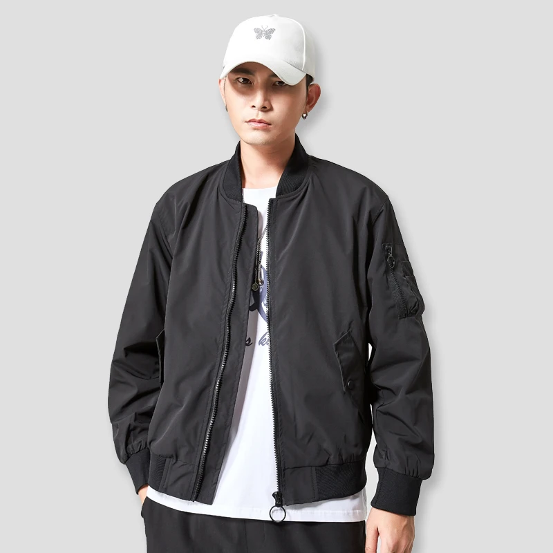 

Men's Slim Fit Lightweight Sportswear Jacket Casual Bomber Jackets