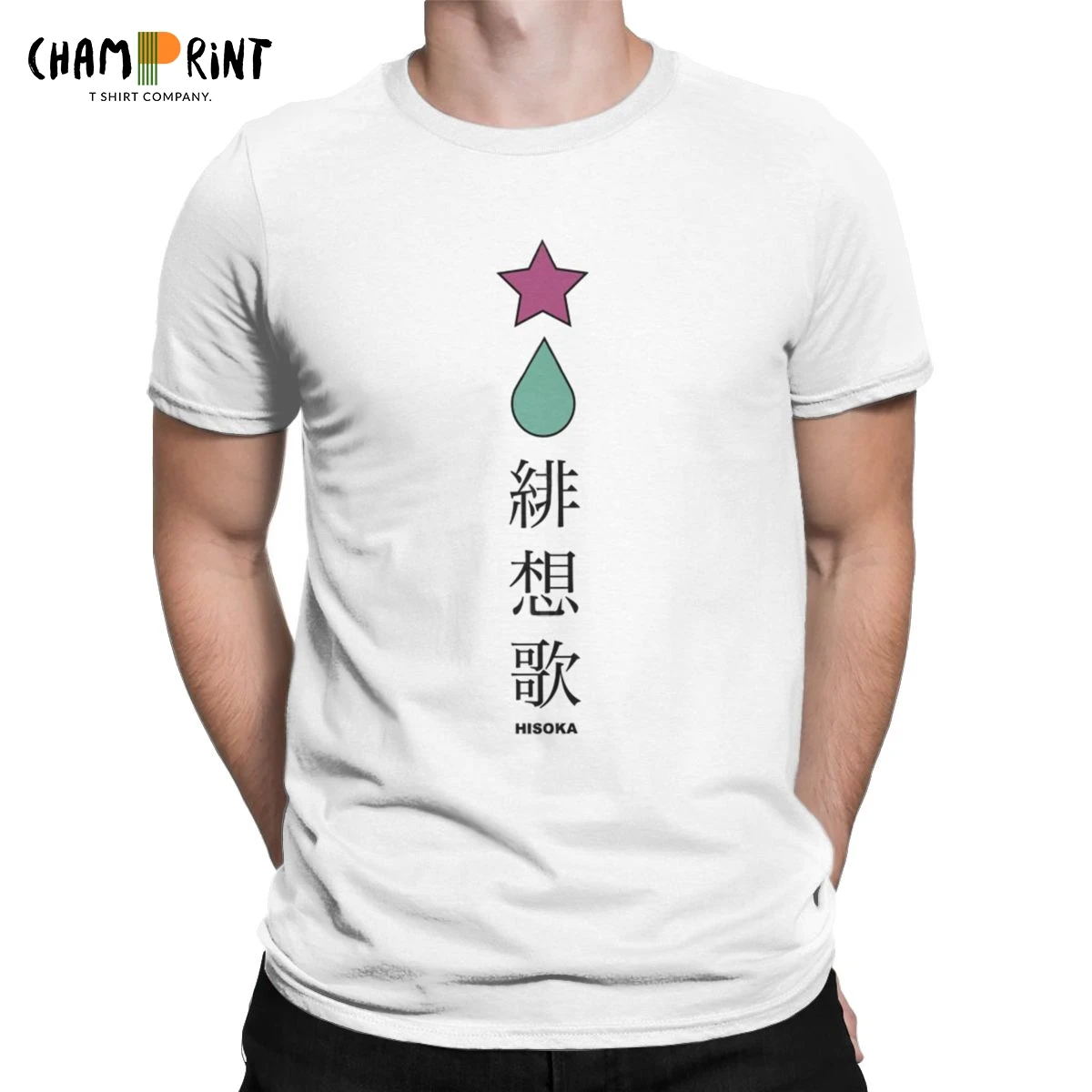 Новинка футболка Hisoka Hunter X мужские хлопковые футболки с круглым вырезом HXH аниме