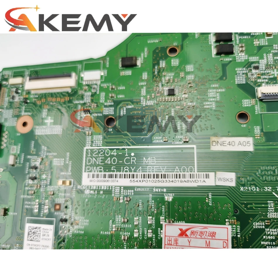 Материнская плата для ноутбука Dell Inspiron серии 3421 материнская 12204-1 CN-0DCTDH 0DCTDH 100%