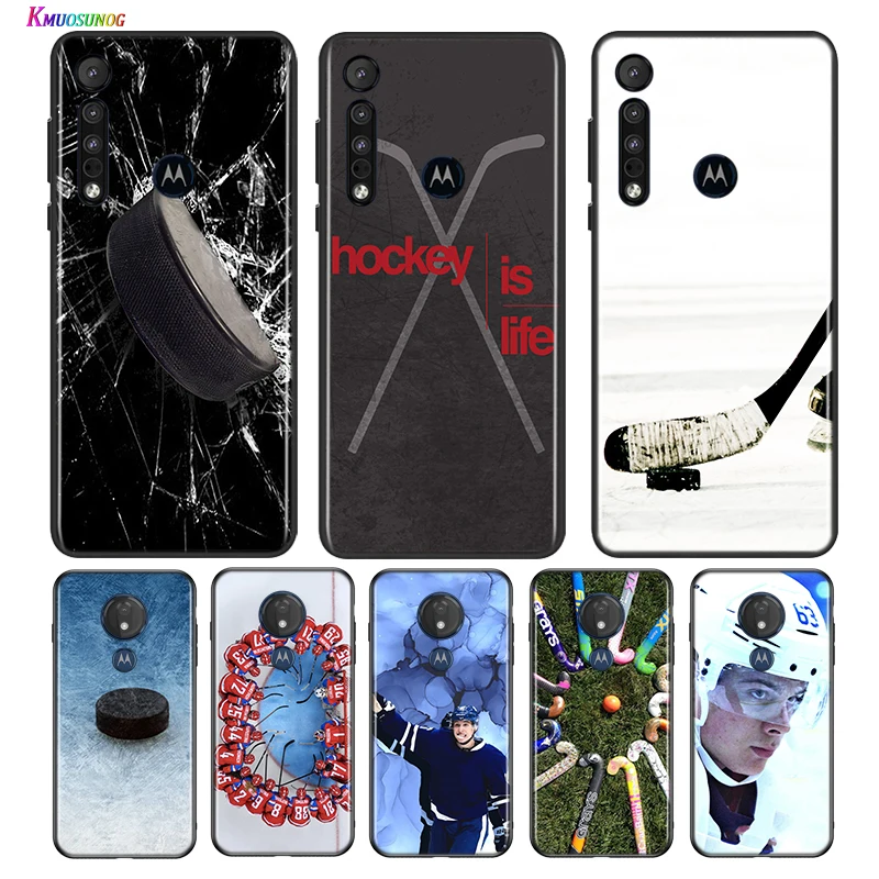 

Hockey Sport For Motorola G9 G8 G Stylus Power One Fusion Hyper Edge E7 E6 5G Plus Play Lite Phone Case