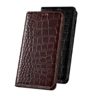 Чехол-кобура для Xiaomi Redmi Note 8 ProRedmi Note 8Redmi Note 8T, с отделением для карт, из натуральной крокодиловой кожи