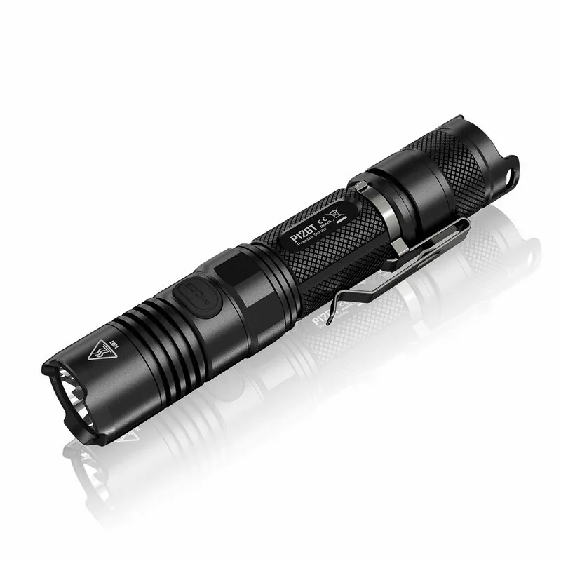 NITECORE P12GT тактический фонарь CREE XP L HI V3 max 1000 люмен дальность луча 320 м ручной +