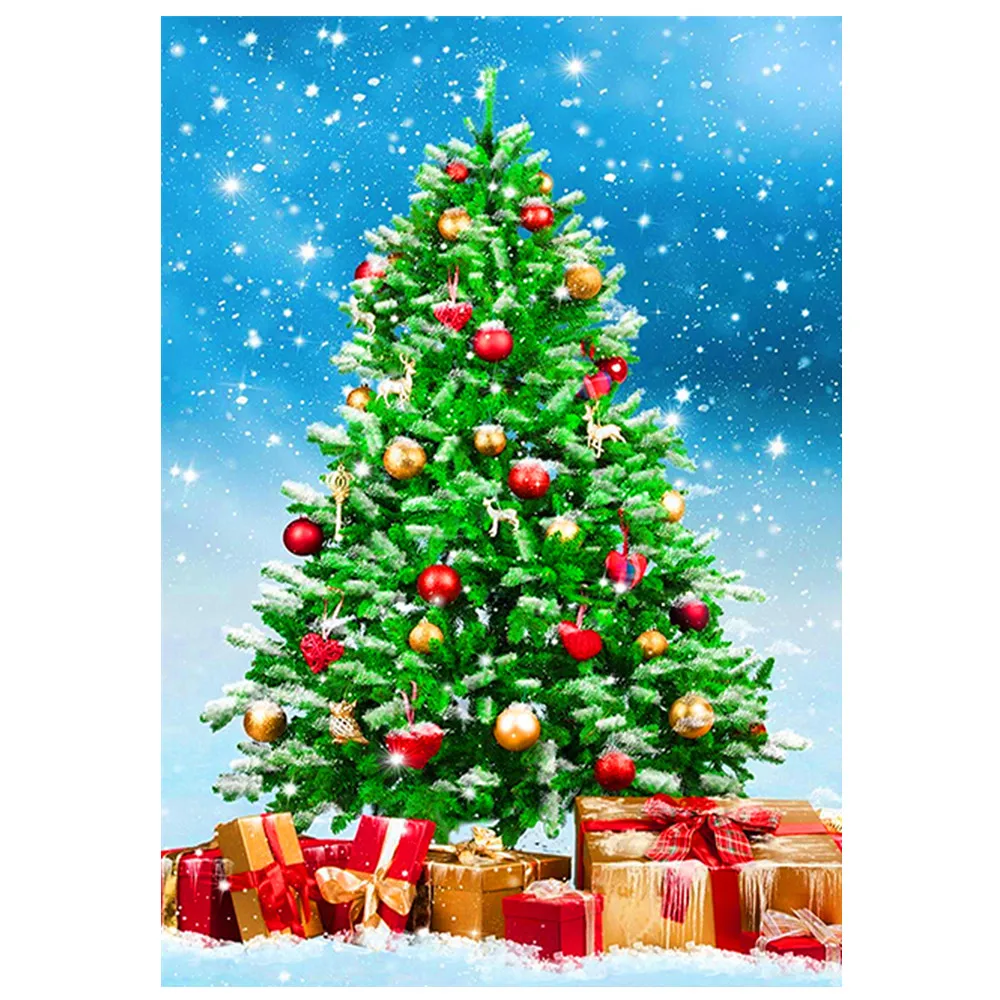 Алмазная мозаика 5D Рождественская елка вышивка украшение для дома|Алмазная и