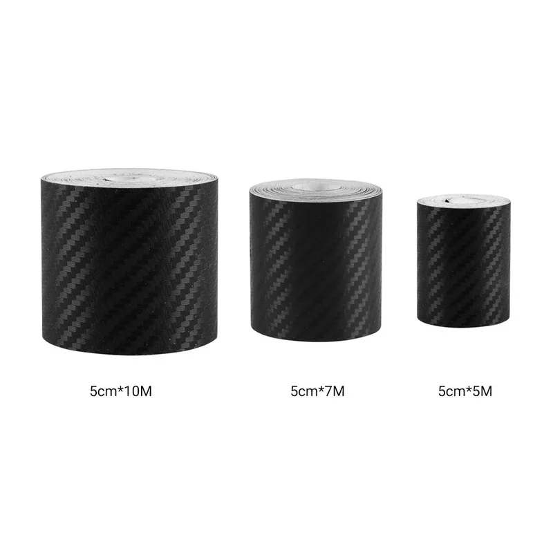 Автомобильная 3D наклейка из углеродного волокна полоса для самостоятельной