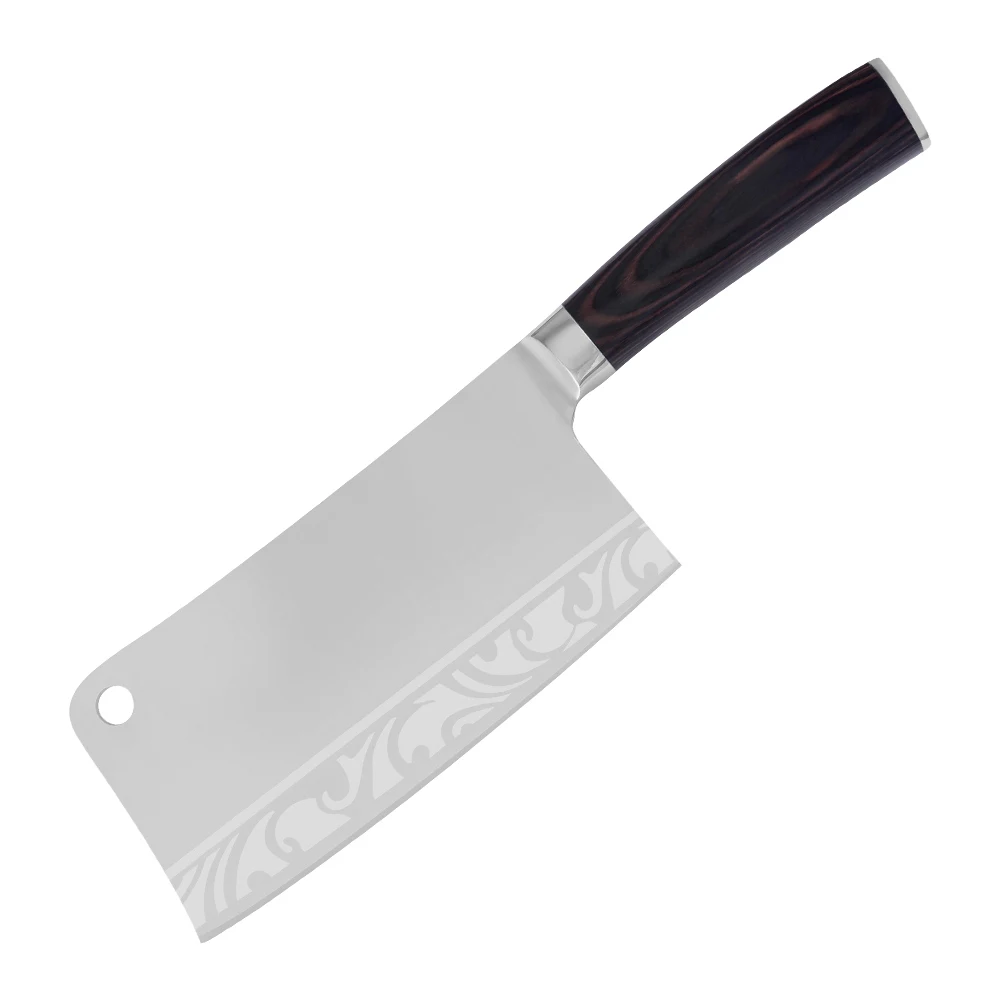 XYj 7 ''нож для нарезки из нержавеющей стали цветная деревянная ручка мясник