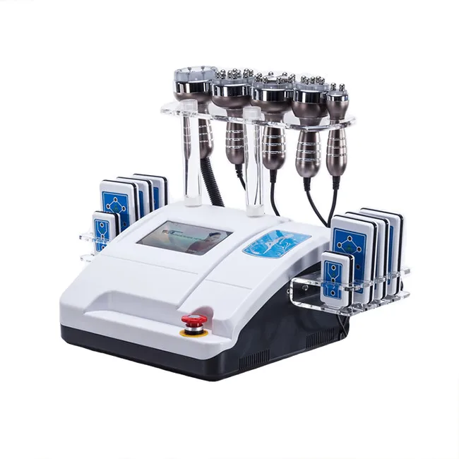 Goedkoop 5in1 40 Khz Lipo Contour Commerciële Ultrasone Liposuctie Cavitatie Lipo Laser Rf