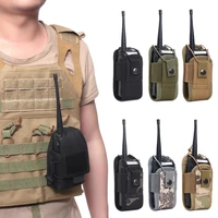 military airsoft tactical molle radio pouch walkie talkie wasit bag holder pocket bag army shooting hunting magazine mag pouch