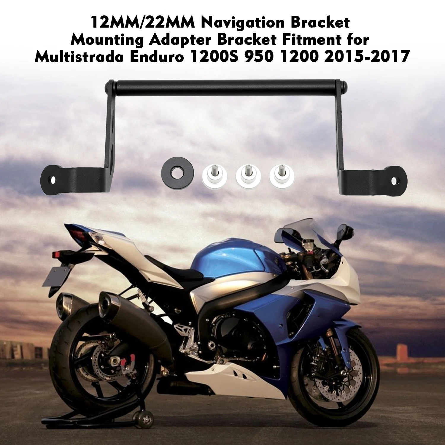 

Монтажный кронштейн для Multistrada Enduro 1200S 950 1200 2015-2017 12 мм/22 мм